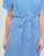 Ruhák Női Hosszú ruhák Vero Moda VMBUMPY SS CALF SHIRT DRESS NOOS Kék / Blc