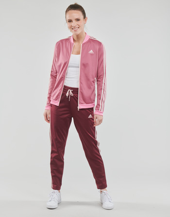 Ruhák Női Melegítő együttesek Adidas Sportswear 3S TR TS Piros / Rózsaszín