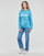 Ruhák Női Pulóverek Adidas Sportswear LIN FT HD Kék