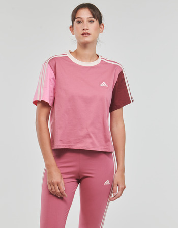 Adidas Sportswear 3S CR TOP Bordó / Rózsaszín