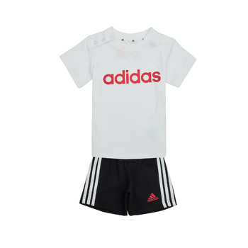 Ruhák Fiú Melegítő együttesek Adidas Sportswear I LIN CO T SET Fehér