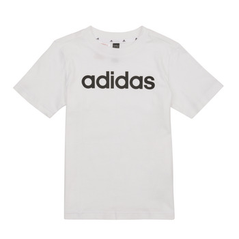Ruhák Gyerek Rövid ujjú pólók Adidas Sportswear LK LIN CO TEE Fehér