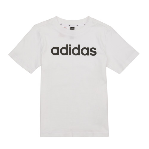 Ruhák Gyerek Rövid ujjú pólók Adidas Sportswear LK LIN CO TEE Fehér