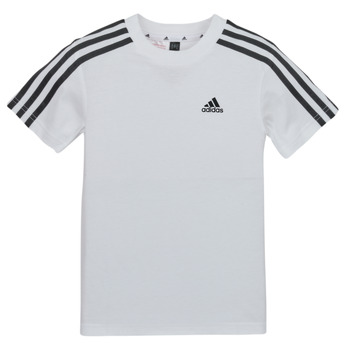 Ruhák Gyerek Rövid ujjú pólók Adidas Sportswear LK 3S CO TEE Fehér