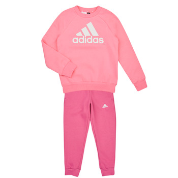 Ruhák Lány Melegítő együttesek Adidas Sportswear LK BOS JOG FL Rózsaszín / Boldogság