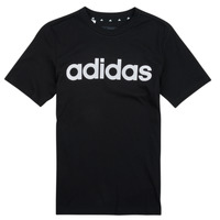 Ruhák Gyerek Rövid ujjú pólók Adidas Sportswear LIN TEE Fekete 