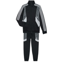 Ruhák Fiú Melegítő együttesek Adidas Sportswear 3S CB TS Fekete 