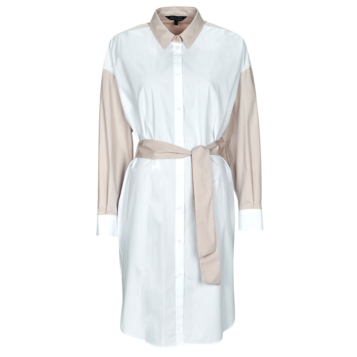 Ruhák Női Rövid ruhák Armani Exchange 3RYA22 Bézs / Fehér
