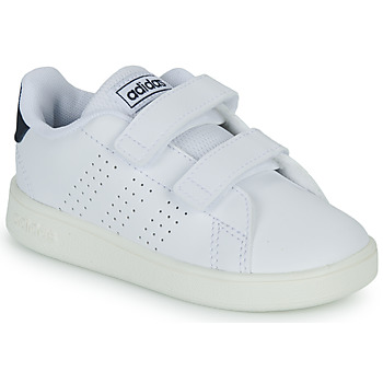 Cipők Gyerek Rövid szárú edzőcipők Adidas Sportswear ADVANTAGE CF I Fehér / Tengerész