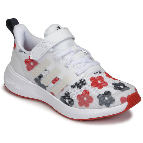 Cipők Lány Rövid szárú edzőcipők Adidas Sportswear FortaRun 2.0 EL K Fehér / Virágok