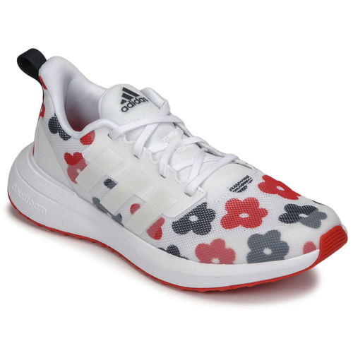 Cipők Lány Rövid szárú edzőcipők Adidas Sportswear FortaRun 2.0 K Fehér / Virágok