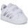 Cipők Lány Rövid szárú edzőcipők Adidas Sportswear GRAND COURT 2.0 CF Fehér / Ezüst