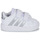 Cipők Lány Rövid szárú edzőcipők Adidas Sportswear GRAND COURT 2.0 CF Fehér / Ezüst