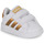 Cipők Lány Rövid szárú edzőcipők Adidas Sportswear GRAND COURT 2.0 CF Fehér / Bronz