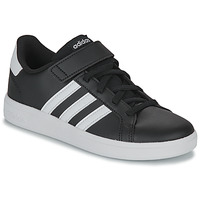 Cipők Gyerek Rövid szárú edzőcipők Adidas Sportswear GRAND COURT 2.0 EL Fekete  / Fehér