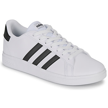 Cipők Gyerek Rövid szárú edzőcipők Adidas Sportswear GRAND COURT 2.0 K Fehér / Fekete 