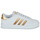 Cipők Lány Rövid szárú edzőcipők Adidas Sportswear GRAND COURT 2.0 K Fehér / Arany