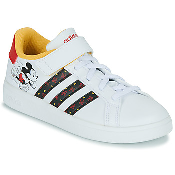 Cipők Gyerek Rövid szárú edzőcipők Adidas Sportswear GRAND COURT MICKEY Fehér / Mickey