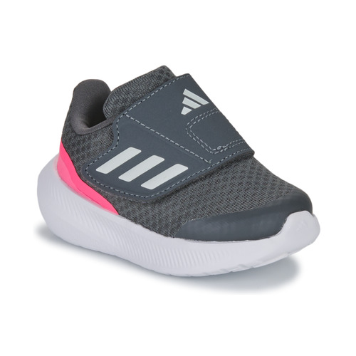 Cipők Lány Futócipők Adidas Sportswear RUNFALCON 3.0 AC I Szürke / Rózsaszín