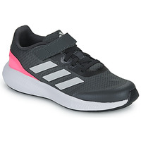Cipők Lány Futócipők Adidas Sportswear RUNFALCON 3.0 EL K Szürke / Rózsaszín