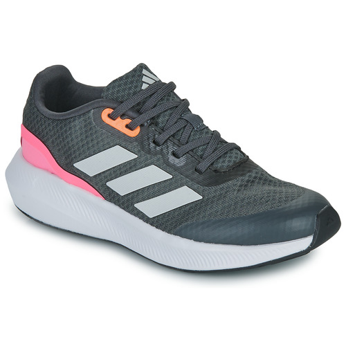 Cipők Lány Futócipők Adidas Sportswear RUNFALCON 3.0 K Szürke / Rózsaszín