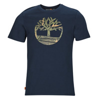 Ruhák Férfi Rövid ujjú pólók Timberland SS Tree Logo Seasonal Camo Tee Tengerész