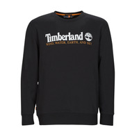 Ruhák Férfi Pulóverek Timberland WWES Crew Neck Sweatshirt (Regular BB) Fekete 
