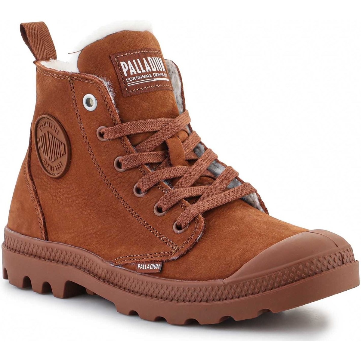 Cipők Női Csizmák Palladium PAMPA HI ZIP WL 95982-200-M Barna