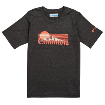 Ruhák Fiú Rövid ujjú pólók Columbia Mount Echo Short Sleeve Graphic Shirt Szürke