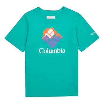 Ruhák Gyerek Rövid ujjú pólók Columbia Valley Creek Short Sleeve Graphic Shirt Kék