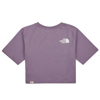 The North Face Girls S/S Crop Simple Dome Tee Lila
