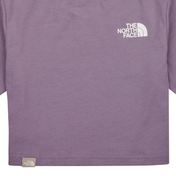 The North Face Girls S/S Crop Simple Dome Tee Lila
