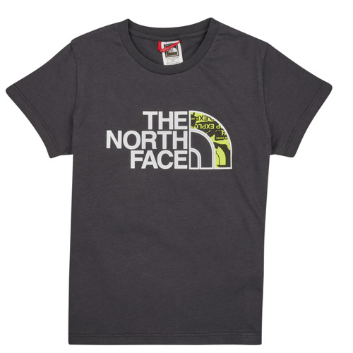 Ruhák Fiú Rövid ujjú pólók The North Face Boys S/S Easy Tee Fekete 