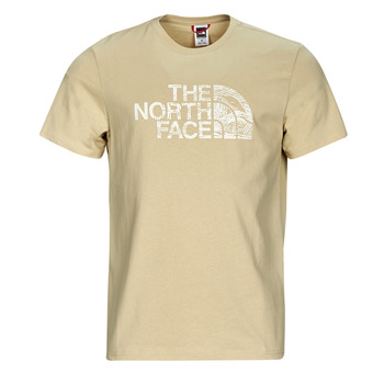 Ruhák Férfi Rövid ujjú pólók The North Face S/S Woodcut Dome Tee Bézs