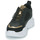 Cipők Női Rövid szárú edzőcipők Versace Jeans Couture 74VA3SC2-ZP230 Fekete  / Arany