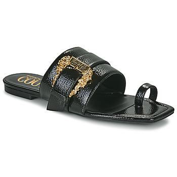 Cipők Női Papucsok Versace Jeans Couture 74VA3S62-ZS539 Fekete  / Arany