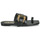 Cipők Női Papucsok Versace Jeans Couture 74VA3S62-ZS539 Fekete  / Arany
