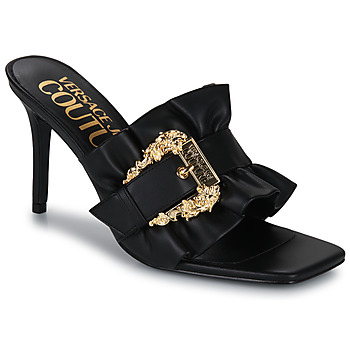 Cipők Női Papucsok Versace Jeans Couture 74VA3S70-71570 Fekete  / Arany