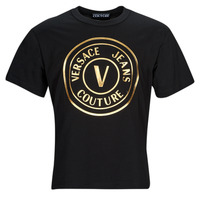 Ruhák Férfi Rövid ujjú pólók Versace Jeans Couture GAHT05-G89 Fekete 