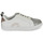 Cipők Női Rövid szárú edzőcipők Bons baisers de Paname BETTYS ROSE GLITTER SILVER Fehér / Ezüst
