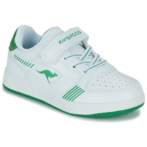 Cipők Gyerek Rövid szárú edzőcipők Kangaroos K-CP Boom EV Fehér / Zöld