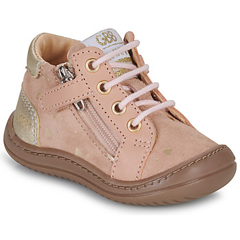 Cipők Lány Magas szárú edzőcipők GBB FLEXOO ZIPETTE Rózsaszín