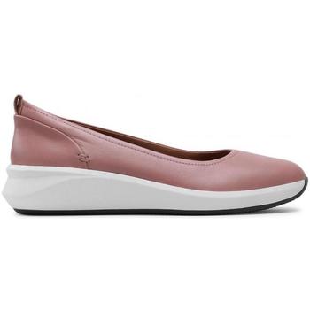 Cipők Női Balerina cipők
 Clarks  Rózsaszín