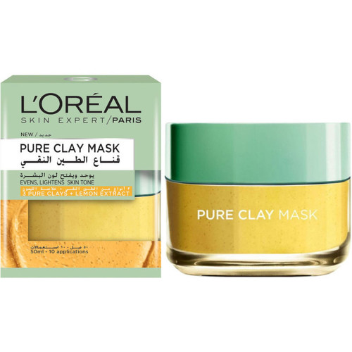 szepsegapolas Női Maszk & radír L'oréal Pure Clay Face Mask with Lemon Extract Más