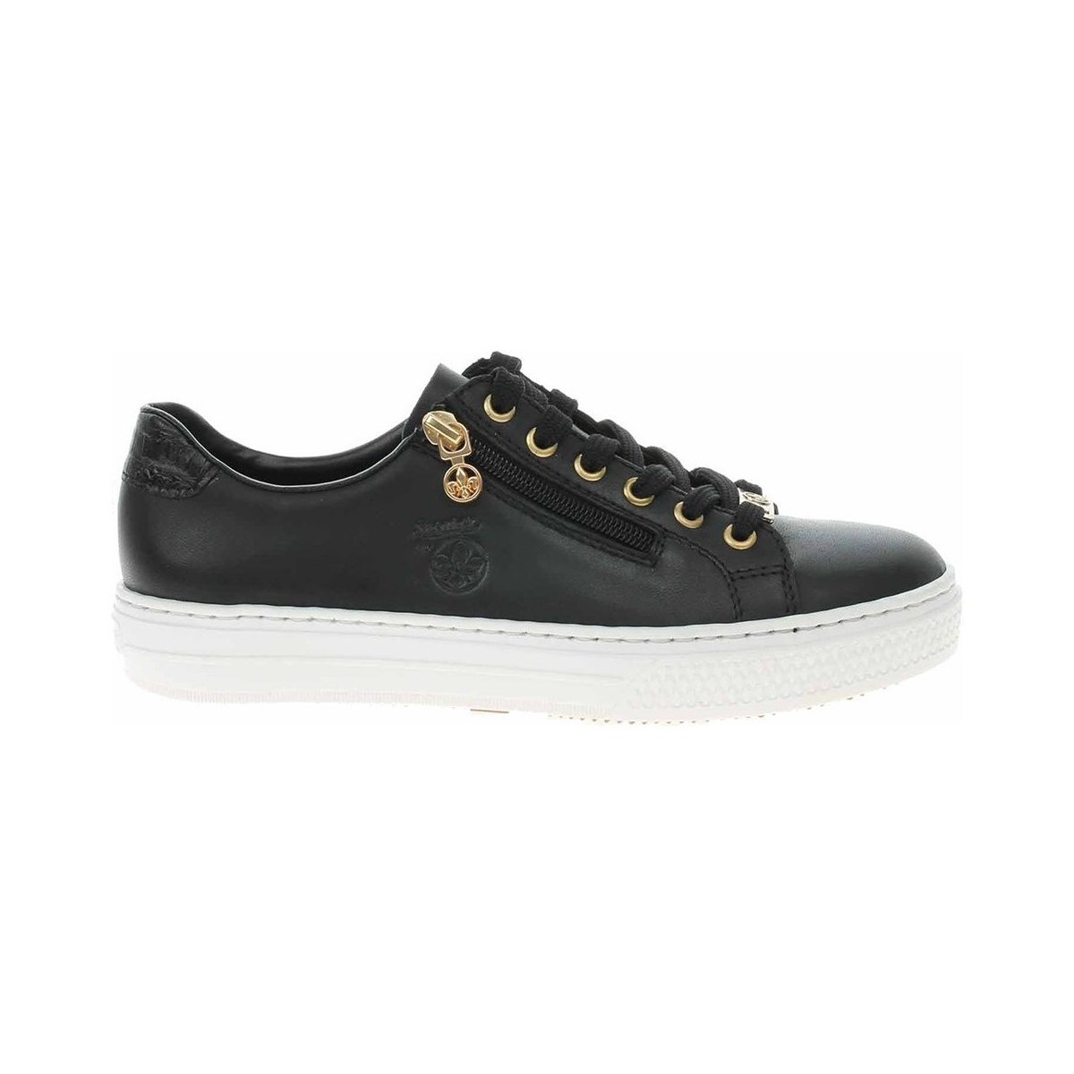 Cipők Női Rövid szárú edzőcipők Rieker L59L101 Fekete 