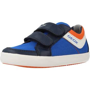 Cipők Fiú Rövid szárú edzőcipők Geox B GISLI BOY B Kék