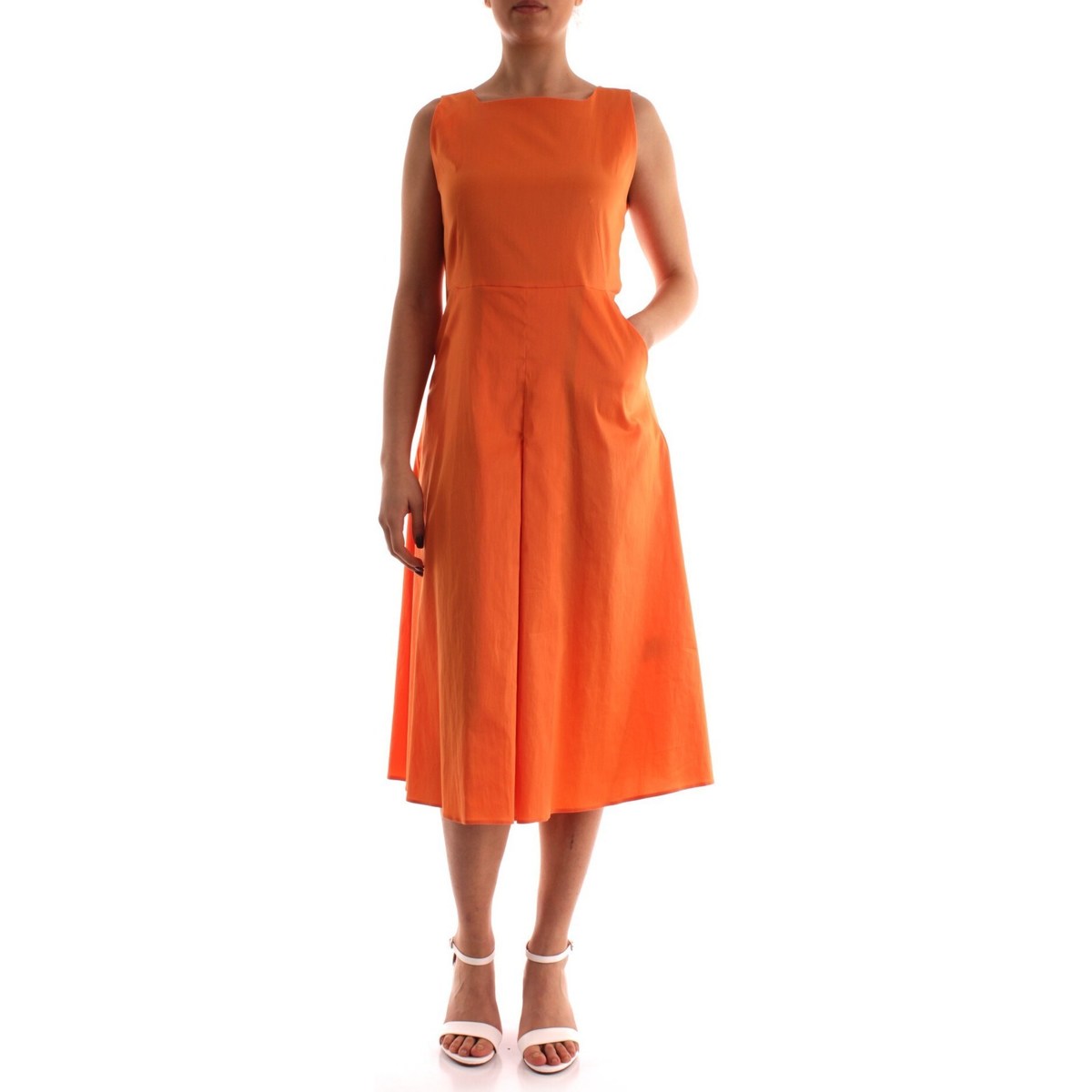 Ruhák Női Hosszú ruhák Emme Marella ALAGGIO Narancssárga