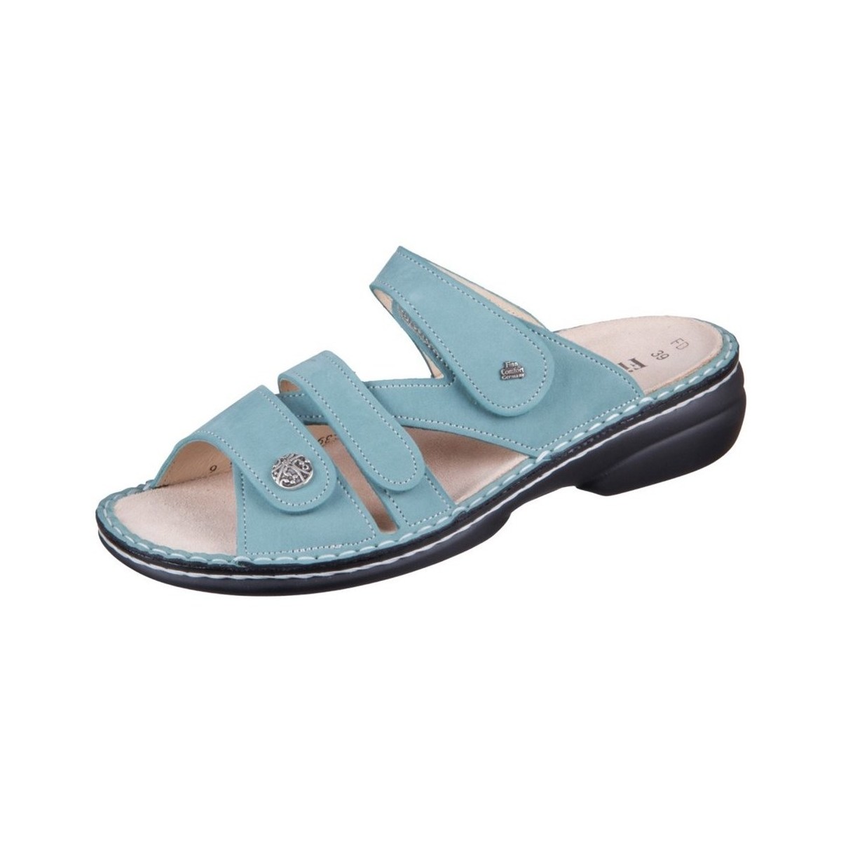 Cipők Női Lábujjközös papucsok Finn Comfort Venturas Kék