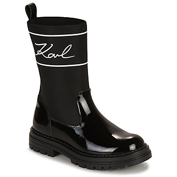 Cipők Lány Csizmák Karl Lagerfeld Z19114 Fekete 