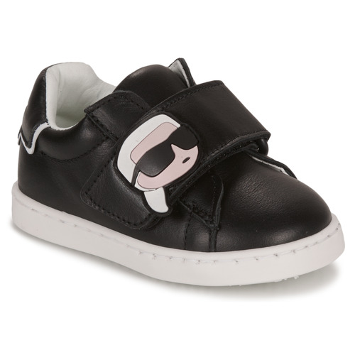 Cipők Fiú Rövid szárú edzőcipők Karl Lagerfeld Z09008 Fekete 